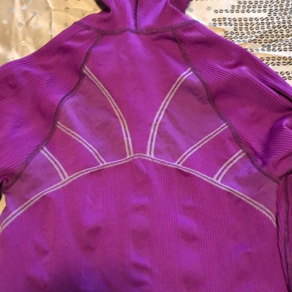 Athleta Twist Seamless Full Zip Jacket-Razzleberry - Picture 7 of 7